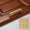 Manija de Puerta de Gabinete de Cajón Antiguo Amarillo Manija de Puerta Estilo Chino Nuevo Gabinete Armario Armario Montaje Superficial Antiguo Simple Moderno