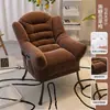 Sofá perezoso sofá individual pequeño silla de dormitorio de estudiante silla de computadora silla reclinable de ocio para balcón de dormitorio en casa