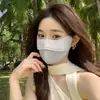 Mascarilla de Protección Solar para Mujer, Anti-UV, Protección Ocular de Verano, Aspecto de Alta Calidad, Estéreo 3D para Ciclismo y Conducción, Protector Solar de Seda de Hielo