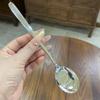 Acero Inoxidable 304 Cuchara Principal para Comer Mango Largo Coreana Brillante Tenedor Occidental para Bistec Cuchara para Comer Postre Cuchara Cuchara