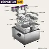 Estufa Tuochi Comercial para Cocinar Fideos, Olla de Cocina para Fideos de Escritorio de Bajo Consumo, Estufa Eléctrica Multifuncional para Cocinar Fideos, Máquina Cocinadora de Fideos para Hot Pot Picante, Personalizado