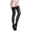 Meias lustrosas de óleo sexy femininas de renda 8D finas transparentes 912 pontos silicone antiderrapante meias altas