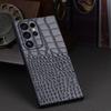 Adecuado para funda protectora para teléfono móvil Samsung S24Ultra, negocios, nueva, ligera, resistente a caídas, cuero de alta gama, simple, para hombres y mujeres