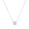 Colar de Prata 925 Rosa Corrente de Clavícula com Zircônia Luxo Acessível Colar de Diamante Único Estilo Novo para Namorada e Melhor Amiga