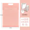 Carpeta de Acordeón Vertical Kokuyo en Stock, Colores Pastel Cookie, Estilo Fresco, Almacenamiento y Organización de Exámenes Estudiantiles Carpeta de Archivo A4