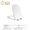 Tapa de Inodoro de PP, Cierre Lento Silencioso, Engrosada, Resistente a Roturas, Material Puro Universal, Tapa de Inodoro Blanca, Jinbaisheng Sanitary Ware 038