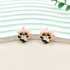Acessórios de Resina de Panda Desenho Animado Fofo Cola de Creme Capa de Celular Caixa de Armazenamento Decoração de Brinquedo Materiais Atacado
