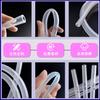 Tubo de Silicone de Grau Alimentício, Mangueira de Borracha de Silicone Resistente a Alta Temperatura, Dispensador de Água, Máquina de Café, Bomba Peristáltica, Inodoro, Tubo de Água Transparente