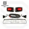 Ezgo Txt Set de Faro Halógeno de Barra Recta y Luz Trasera Modelo Básico Accesorios de Iluminación para Carrito de Golf Piezas para Automóviles y Motocicletas Comercio Exterior Transfronterizo