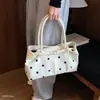 Bolso de mano informal de gran capacidad, popular 2026 para el trabajo, súper moderno, estilo tote, con lunares, bolso de hombro, nuevo bolso para mujer