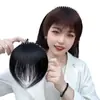 Faixa de Cabelo Franja Perucas Cabelo Humano Feminino Franja Lateral Cobertura Cabelo Branco Faixa de Cabelo com Strass Franja Reta Linha do Cabelo Reedição