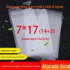 Sacos de Embalagem Autoadesivos OPP para Joias Pequenas, Sacos Plásticos Transparentes, 5 Seda, 7*17cm, Selados e Transparentes