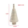 Árvore de Natal de Madeira Personalizada DIY Criativa Colorida Árvore de Natal Decoração de Casa Artesanato de Madeira Enfeites
