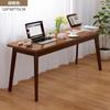 Mesa Larga Popular en Internet Escritorio Rectangular para el Hogar Escritorio Doble Moderno Simple Escritorio para Computadora Pata de Madera Sólida Banco de Trabajo