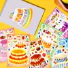 [Calificación Ce.Cpc] 6 Hojas/Paquete Compra Directa Transfronteriza Pegatinas de Cambio de Rostro Juguetes DIY para Niños Pegatinas de Rompecabezas para Pasteles