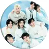 Insignia de Ceremonia de Membresía Five del Café Oficial de StrayKids Llavero Espejo Colgante Alrededor de Huang Xuan Chen Mingxing