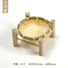 Cesta de Bambú Tejida a Mano para Pan Cesta para Comida de la Hora del Té Cesta para Tamales Cesta para Snacks Bandeja para Papas Fritas Bandeja para Frutas Cesta de Bambú para Cernir