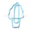 Clip de Papel Murciélago, Clip de Papel Calabaza Fresa, Clip de Papel con Forma Peculiar de Gafas Tierra, Clip Esvástica, Clip Marcador de Metal