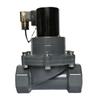 Válvula Solenoide de UPVC Normalmente Abierta Resistente a Ácidos y Álcalis Aguas Residuales Agua de Mar Av220Vdc24V Válvula de Plástico PVC Roscada Anticorrosión