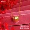 Collar de oro arena cintura pequeña para mujer, joyería simple elegante de lujo ligero estilo ins, joyería chapada en oro cobre, Accesorios al por mayor Yiwu