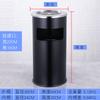 Papelera de acero inoxidable para lobby de hotel con columna para colillas y cenicero para área de fumadores exterior elevador Zhao Zhuyou