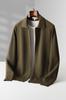 Cárdigan de Lana Otoño e Invierno Cárdigan de Punto para Hombre 2024 Nuevo Holgado Ropa Exterior de Moda Solapa Engrosada Talla Grande Chaqueta para Hombre