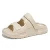 Sandalias Deportivas Casuales de Verano para Hombre, Nuevas, de Suela Gruesa, Antideslizantes, Dos en Uno, para Conducir y Playa, Chanclas de Correa Única