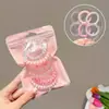 Nueva Cuerda para Teléfono de Color Degradado Cuerda para el Cabello para Niñas Anillo para Moño de Cabello de Alta Elasticidad Accesorios para la Cabeza con Cuerda para Teléfono
