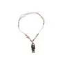 Collar de Cadena de Cuentas de Cerámica y Madera con Colgante de Estrella de Mar y Peces Pequeños, Cadena para Clavícula Estilo Étnico Vintage, Cadena para Suéter de Diseño de Nicho
