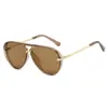 Amazon Transfronterizo Populares Gafas de Sol de Moda Europeas y Americanas Versátiles Sencillas Mismo Estilo de Celebridad de Internet Montura Grande Gafas de Aviador