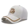 Nuevo Sombrero de Malla de Algodón para Primavera y Verano Gorra de Béisbol para Hombre Marca de Moda Logo D Pedrería Sombrero de Protección Solar Versátil