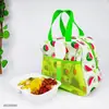 Bolsa de almuerzo de fieltro impresa, material de fieltro, bolsa para lonchera rellena de algodón, bolsa bento de algodón, bolsa de picnic portátil, fabricante personalizado