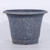 Suministro directo de fábrica, maceta retro redonda de gran diámetro, imitación de piedra, lavabo romano, maceta vintage de suelo simple, venta al por mayor