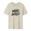 [Personalização Profissional] Camiseta Masculina de Manga Curta Marca Brother Importada Impressão Direta 50 Contagens Algodão de Fibra Longa Xinjiang Amônia Líquida