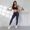 2025 Nuevos Leggings Deportivos de Yoga Cruzados de Cintura, Ajustados, Cómodos, de Moda, con Bolsillo, Levanta Glúteos