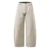 Pantalones Casuales de Corte Curvo Grande para Hombre, Estilo Unisex, Marca de Moda, Cómodos y a la Moda, Algodón de Peso Pesado, Otoño/Invierno 2026