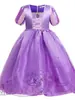 Niñas de Frozen Frozen Belle Vestido de Princesa Vestido Aurora Vestido de Verano para Niños Vestido de Princesa Cenicienta