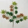 Hojas de árbol artificiales: hojas de arce rojo, hojas de arce japonés, hojas de ginkgo, hojas de plátano de sombra, hojas de sicómoro, hojas de arce de cinco puntas, ramas de aliso, hojas de plástico artificial