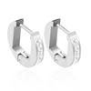 Pendientes de acero inoxidable con forma de gota de nicho, chapados en forma de cuadrado, estilo japonés y coreano, para viajeros, nuevos, con hebilla de medio anillo.