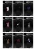 Camiseta de Algodão Puro Manga Curta Gola Redonda Estampada Pesada Masculina Estilo Coreano Marca Tendência Solta Tamanho Grande Camiseta Estilo Ins Camiseta Básica