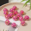 16mm Venta Caliente Lentejuela AB Bola de Pelo Colgante DIY Pendientes Collar Joyería Cadena de Teléfono Móvil Llavero Colgante Accesorios