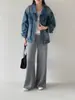 Pantalones de Otoño Nuevos Estilo Coreano Geming para Mujer, Pantalones de Mujer, Pantalones Casuales Guangzhou Shisanxing para Mujer Sd545