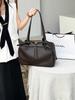 2025 Nueva Moda Retro Bolso de Mano para Debajo del Brazo Cuero Genuino para Mujer Bolso Boston de Hombro para Viajes Diarios Gran Capacidad para Mujer