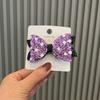 Estilo europeo y americano para niños Minnie puntos rojos lindo brillante lazo pasador para el pelo de bebé niños accesorios para el pelo pasador venta al por mayor