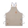 Aventais de Lona à Prova d'Água e à Prova de Óleo para Homens e Mulheres Finos Cozinha Cozinhar Simples Cintura Restaurante Simples Aventais de Trabalho
