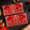2026 Versão Horizontal Envelope Vermelho High-End Retrô Fosco Ano Novo Carimbado em Ouro Novo Modelo Festival da Primavera Criativo Envelope Vermelho de Mil Yuan Estilo Chinês