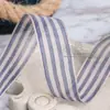 Cinta Coreana diy Accesorios para el Cabello Sombrero de Copa Accesorios para Ropa Paquete de Ramo de Flores Cinta Cinturón de Hilo de Nieve Rayado Importado