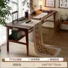Mesa de Caligrafia Mesa de Estudo Doméstica Pernas de Madeira Maciça Novo Estilo Chinês Mesa para Estudos Chineses Mesa para Caligrafia e Pintura Mesa de Aprendizagem de Caligrafia com Pincel Mesa de Escrita