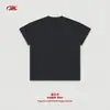 Camiseta Deportiva Casual de Manga Corta para Hombre Bk Shark 240g Shark Fitness, Color Sólido, Algodón Puro, Corte Ligeramente Holgado para Entrenamiento.