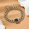 Lote Misto de Pulseiras de Aço Titânio Galvanizado a Vácuo PVD com Acabamento de Luxo, Joias de Aço Inoxidável para Venda Transfronteiriça Que Não Desbotam no Verão, Personalizáveis para Mulheres